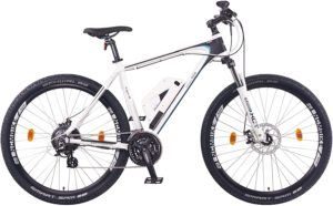 Le modèle du VTT électrique tout-terrain semi-rigides