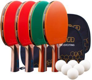 Senston Raquettes de Ping-Pong Set dans un comparatif 