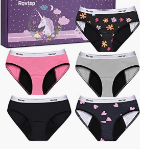 Tout savoir sur le lot de 5 culottes menstruelles Rovtop