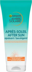 Evaluation de l'après-soleil Garnier Ambre Solaire dans un comparatif