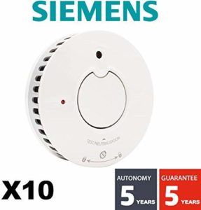 Informations et utilisation du détecteur de fumée Siemens Delta Reflex 5TC1292-1