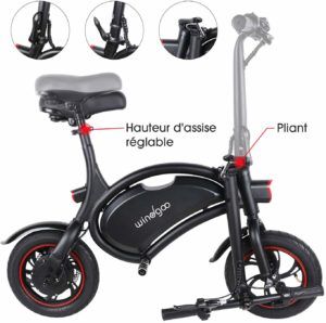 Assistance à pédale deux roues Scooter électrique pneu de 10 pouces avec  neuf Tableau de bord - Chine Scooter électrique, vélo électrique