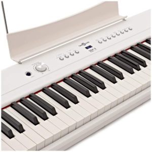 MAX KB5 - Piano numérique 61 touches lumineuses pour débutant avec stand et  2 haut-parleurs intégrés - Cdiscount Instruments de musique