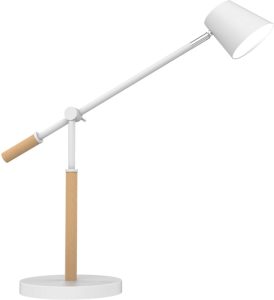 Lampe de Bureau LED Puissante avec clip - Protection des yeux Lampe LED - 3  modes d'éclairage - Noir [Classe énergétique F]