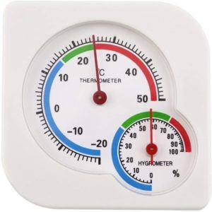 Thermometre Interieur Hygrometre Thermomètre Digital Fiable avec Grand  Ecran Tactile, pour Chambre Maison Bureau noir