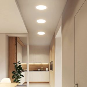 Spot lumineux LED encastrable aux couleurs changeantes pour le plafond,  luminaire décoratif de plafond, idéal pour