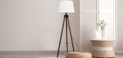 Lampadaire LED sur pied, Style moderne, peint en fer, lampe d'angle, salon,  chambre à coucher, éclairage d'intérieur