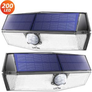 Pack] Ensemble de 6 lampes solaires à LED extérieur brancher feux de parcs  de stationnement inoxydable