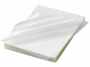 Raylu Paper® - Paquet de 100 pochettes de plastification, transparentes,  finition brillante, film de plastification thermique, pochettes pour  machine