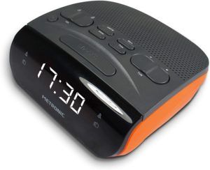 Philips R3505/12 Radio-réveil, Radio Dab+ (Double Alarme, Arrêt programmé,  Forme compacte, Radio numérique Dab+/FM, Synchronisation Automatique de