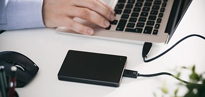 Storite Disque Dur Externe 1 to HDD USB3.0 Extension de Stockage de  Sauvegarde de Données Ultra-Rapide - Disque Dur Portable Compatible pour  Mac