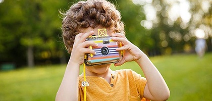 TD® Appareil photo numérique pour enfants mini appareil photo petit ap –