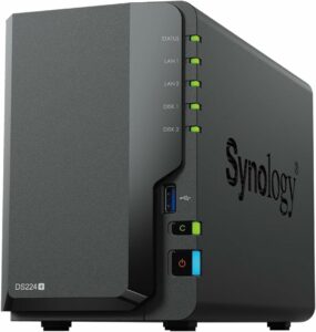 Aperçu du serveur NAS Synology DS224+ dans un comparatif