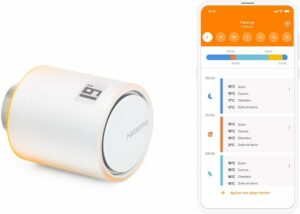 Aperçu du thermostat connecté Netatmo Tête Thermostatique Connectée et Intelligente dans un comparatif